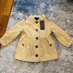 Tommy Hilfiger toddler girl trench coat
